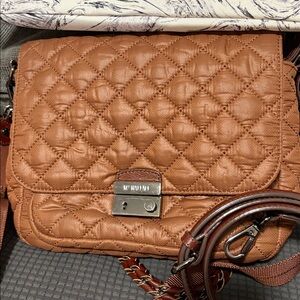 ** Flash Sale!! MZ Wallace Tan Quilted Crossbody Bag